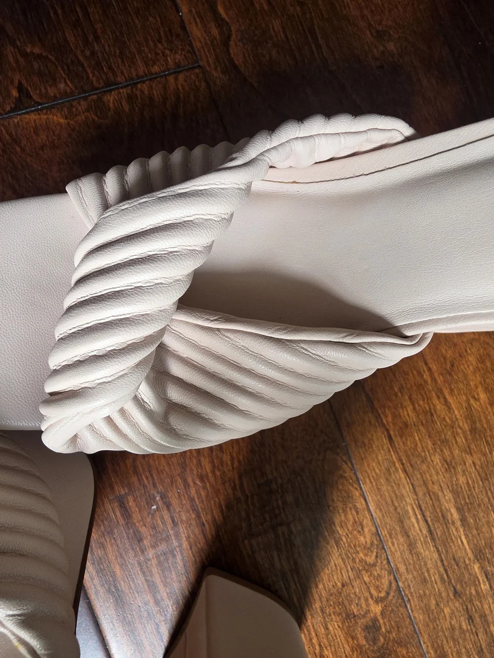 Steve Madden Ohana Cream Platform Sandals - Size 7.5